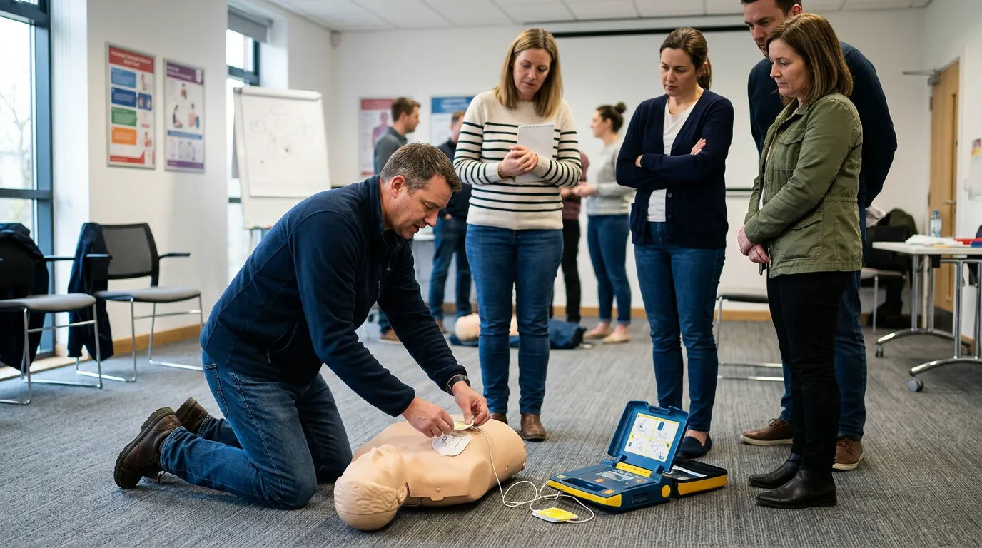 Renouvellement Formation SST lors d’un exercice pratique dans le Cher – étape 1 Renouvellement Formation SST lors d’un exercice pratique dans le Cher – étape 1
